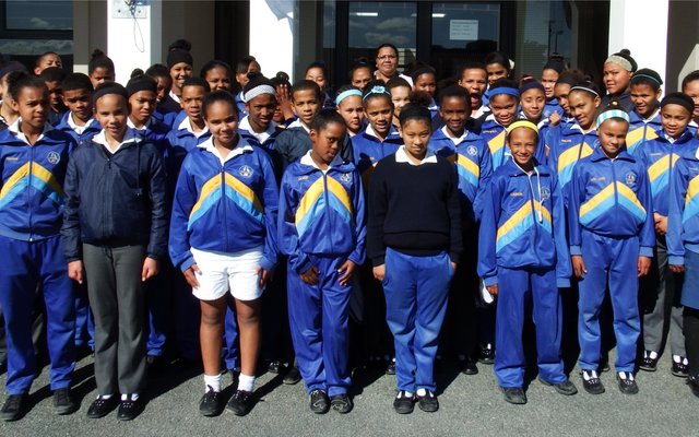 Die knap skoolkoor van Gansbaai PrimÃªr olv Ellen Dunsdon